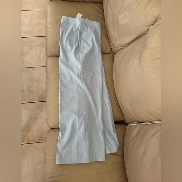 ELIE TAHARI The Serena Wide-Leg Linen Blend Pants - Picture 13 of 17